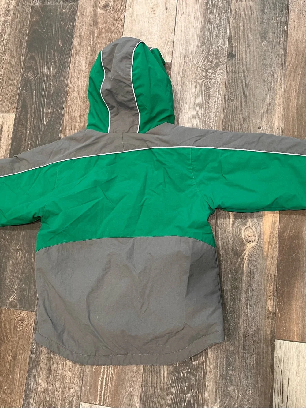 Hanna Andersson 140 Boys Hooded Insulated Zip Coat Jacket 10 Ski Snowboard